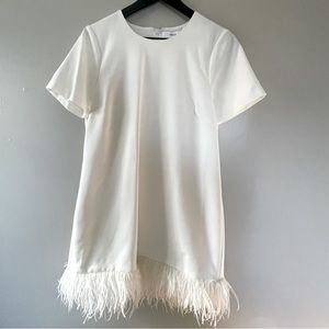 Likely White Feather Dress | Bridal